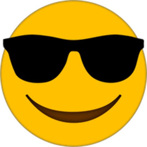 snapchat sunglasses emoji|white emoji with glasses standing.